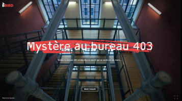 Mystère au bureau 403, un jeu d’enquête 100% numérique sur le handicap 1